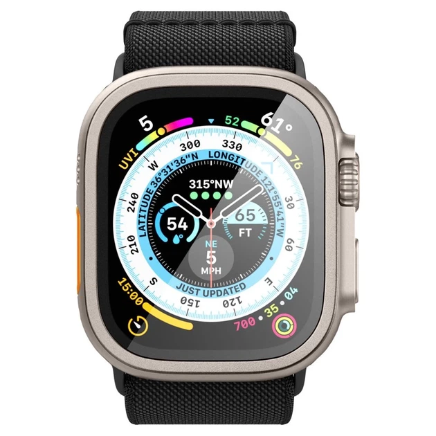 Захисне скло Spigen Glas.TR Slim Pro для Apple Watch Ultra 49mm Titanium (AGL06161) - зображення 5