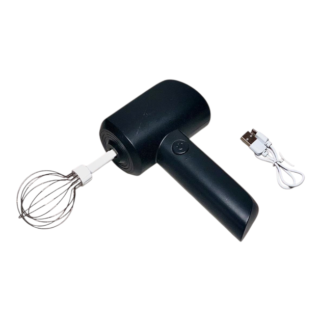 Міксер для фарби для волосся акумуляторний з USB зарядкою, 1 насадка, чорний - Фото 1 Міксер для фарби для волосся акумуляторний з USB зарядкою, 1 насадка, чорний - зображення 1
