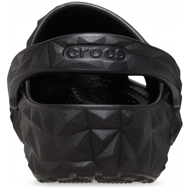 Crocs Classic Geometric Clog Black Кроксы Женские Мужские Сабо Классик Геометрик Черные - (43 р.) M10/W12 - изображение 5