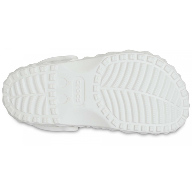 Crocs Classic Geometric Clog White Кроксы Женские Мужские Сабо Классик Геометрик Белые - (44 р.) M11 - изображение 6