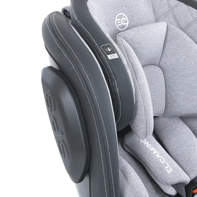 Автокрісло El Camino ME 1045 EVOLUTION 2 360⁰ Royal Gray (група 0+/1-2-3, isofix, поворот 360⁰, світло-сірий) - Фото 5 Автокрісло El Camino ME 1045 EVOLUTION 2 360⁰ Royal Gray (група 0+/1-2-3, isofix, поворот 360⁰, світло-сірий) - зображення 5