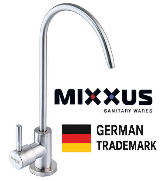 Кран для фильтра обратного осмоса Mixxus из нержавеющей стали для питьевой воды краник для фильтра воды на мойку (6028) - изображение 2