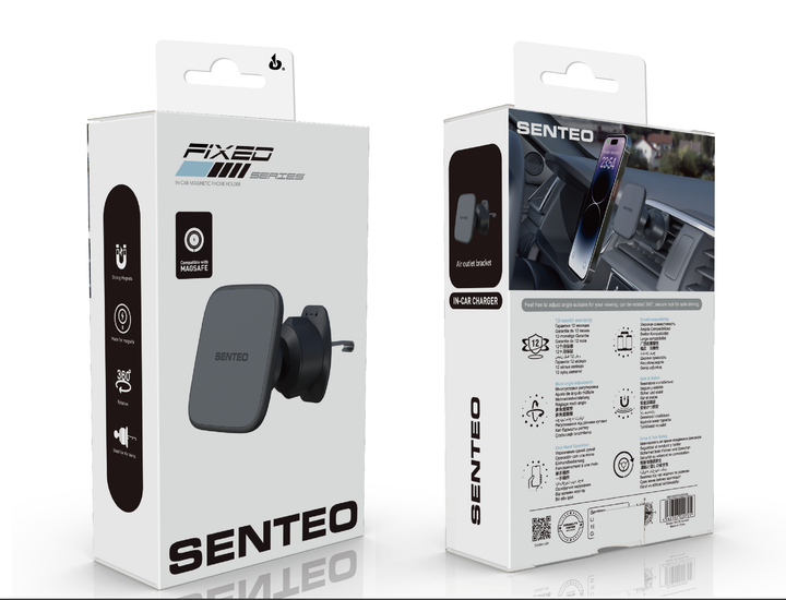 Автотримач Senteo SH-06 Fixed Airvent Black - зображення 2