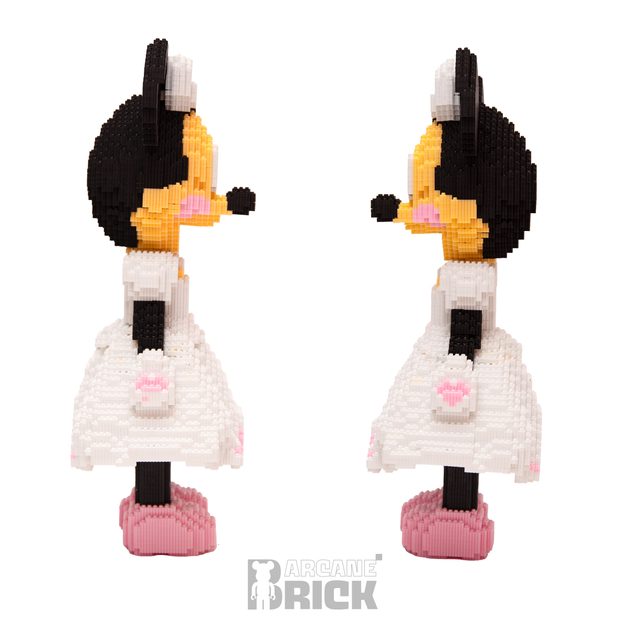 Конструктор 3д для дорослих "Мінні Маус" 52 см Princesses Minnie Mouse Magic Blocks для дітей інтер'єрна фігурка Disney - зображення 3