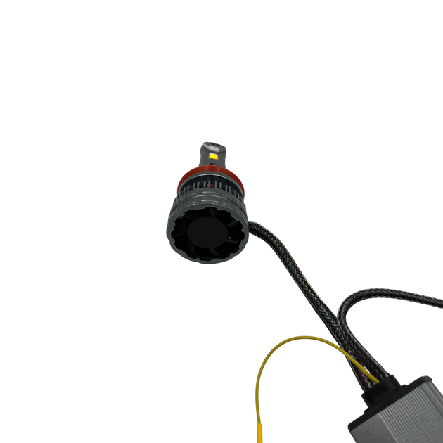 Автомобильные светодиодные LED лампы в фару авто H27 3000К - 4300К - 6000K 12000Lm 12V 160W трёхцветные Bluetooth - изображение 5