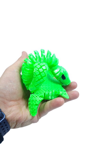 Гибкая 3D-игрушка Изумрудная черепаха - изображение 6