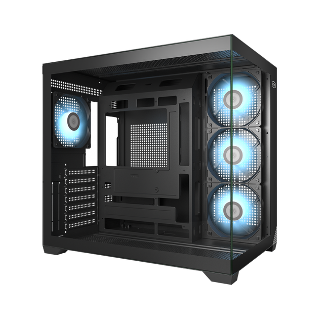 Корпус PcCOOLER CPS C3 T700 ARGB BK чорний ATX/Micro ATX/Mini-ITX без БЖ (LxWxH)420x285x400мм (C3 T700 ARGB BK) - зображення 5