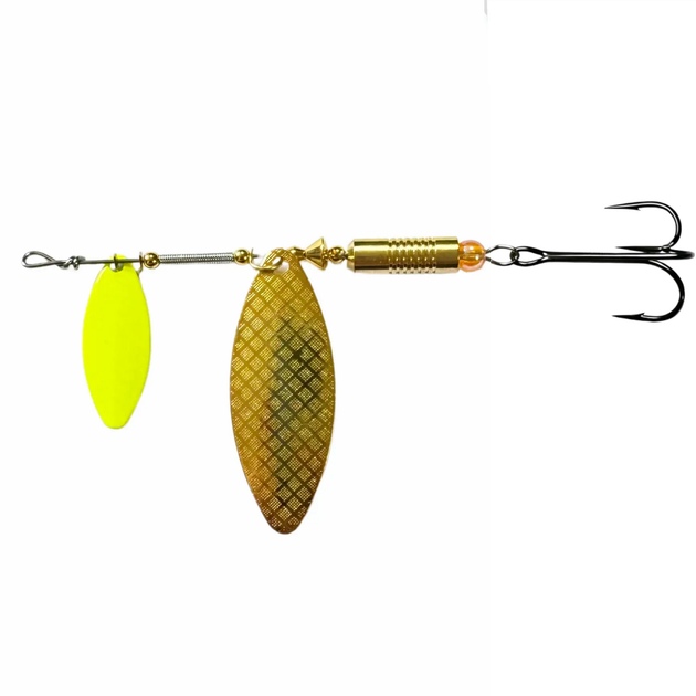 Блесна вертушка Condor Fishing Long Chip Tandem (5104) №3 10г Цвет: YG1 - Фото 1 Блесна вертушка Condor Fishing Long Chip Tandem (5104) №3 10г Цвет: YG1 - изображение 1