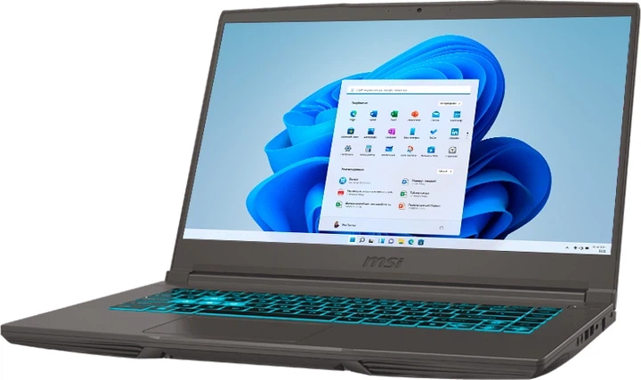 Ігровий ноутбук MSI Thin 15 / Intel Core i5-13420H / SSD 1000 GB / 32 GB RAM / 15.6", IPS 1920x1080, 144 Hz / NVIDIA GeForce RTX 4060 8GB - Уценка - изображение 3
