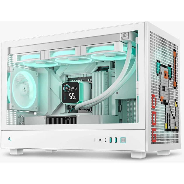 Корпус DeepCool CH260 White (R-CH260-WHNGM0-G-1) без БЖ ( white ) 28435 - зображення 5