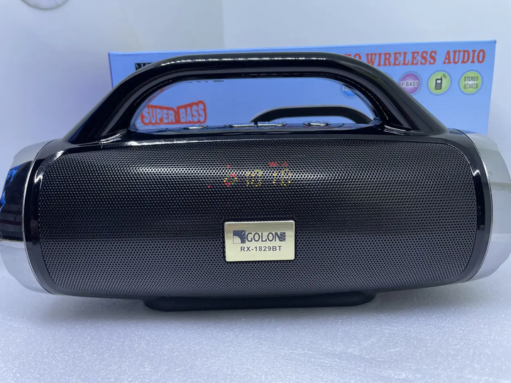 Колонка портативная Golon Bluetooth с FM-приемником, USB, microSD, AUX, стерео 12 Вт, аккумулятор 2000 мАч - изображение 3
