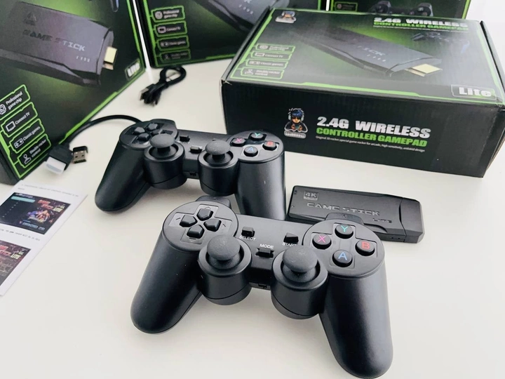 64ГБ Игровая приставка LITE GREEN HDMI 3535 игр Dendy, Sega, Аркадные игры, Game Boy, Nintendo, Atari, PlayStation 1 - Фото 4 64ГБ Игровая приставка LITE GREEN HDMI 3535 игр Dendy, Sega, Аркадные игры, Game Boy, Nintendo, Atari, PlayStation 1 - изображение 4