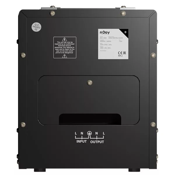 Стабілізатор NJOY Alvis 3000 (AVRL-3005TAL-CS01B) AVR Чорний 33416 - изображение 11