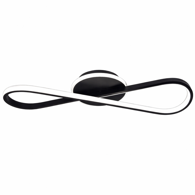 Стельовий LED світильник 58 Вт чорний сучасний з пультом Sneha (99546616127/1T BK) - зображення 2