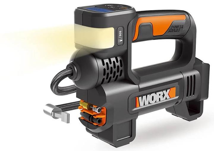 Mini kompresor Worx WX092.9 Z latarką (6924328344391) - obraz 2