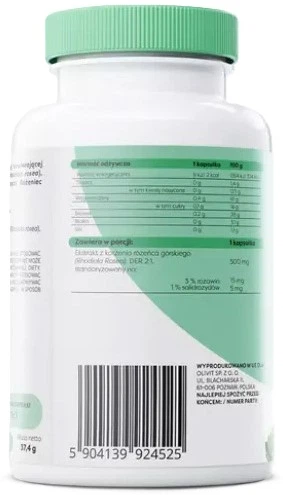 Różeniec Osavi 500 mg 60 kapsułek (5904139924525) - obraz 2