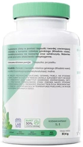 Różeniec Osavi 500 mg 60 kapsułek (5904139924525) - obraz 3