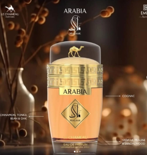Парфумована вода унісекс Le Chameau Arabia Malaak Eau De Parfum 100 мл - Фото 3 Парфумована вода унісекс Le Chameau Arabia Malaak Eau De Parfum 100 мл - зображення 3