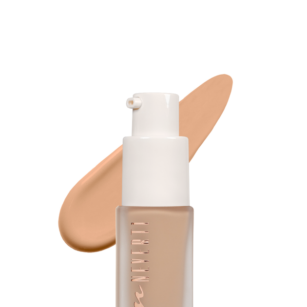 Тональная основа матирующая увлажняющая Neverti Natural Matte (NP302), 006 Almond Бежевая - Фото 2 Тональная основа матирующая увлажняющая Neverti Natural Matte (NP302), 006 Almond Бежевая - изображение 2