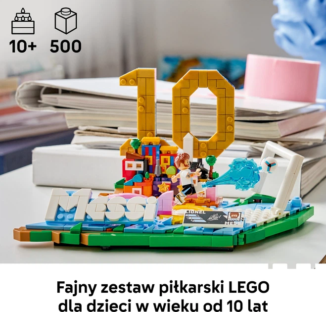 Конструктор LEGO Editions Football Ліонель Мессі — найкращі моменти футбольних матчів 500 деталей (43011) - Фото 3 Конструктор LEGO Editions Football Ліонель Мессі — найкращі моменти футбольних матчів 500 деталей (43011) - зображення 3
