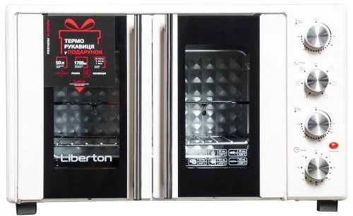 Электродуховка Liberton LEO-500 White - изображение 3