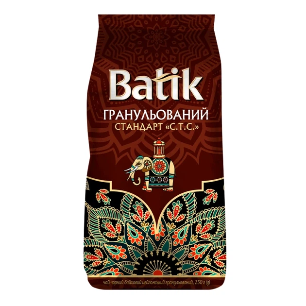 Чай чорний Batik C.Т.С. гранульований 250 г - Фото 1 Чай чорний Batik C.Т.С. гранульований 250 г - изображение 1