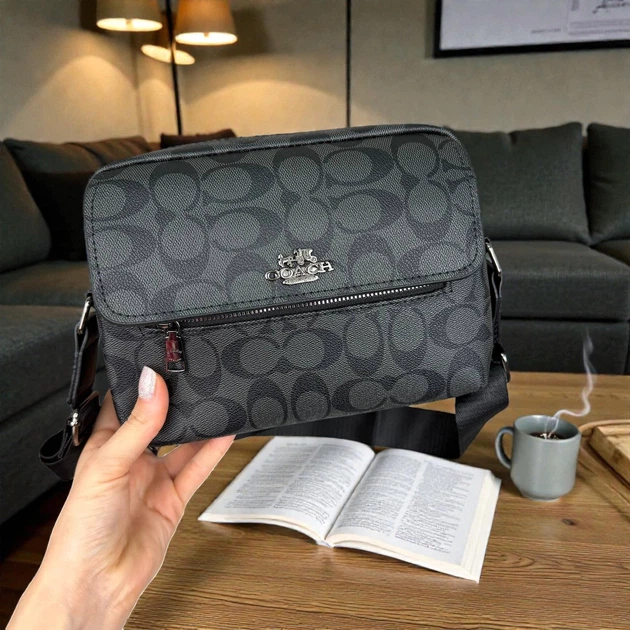 Мужская сумка барсетка стиль Coach, сумка на плечо Коач - Фото 6 Мужская сумка барсетка стиль Coach, сумка на плечо Коач - изображение 6