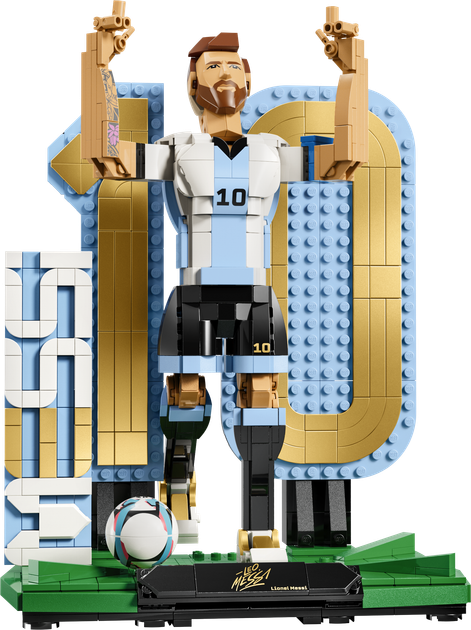 Конструктор LEGO Editions Football Ліонель Мессі — легенда футболу 958 деталей (43015) - Фото 2 Конструктор LEGO Editions Football Ліонель Мессі — легенда футболу 958 деталей (43015) - зображення 2