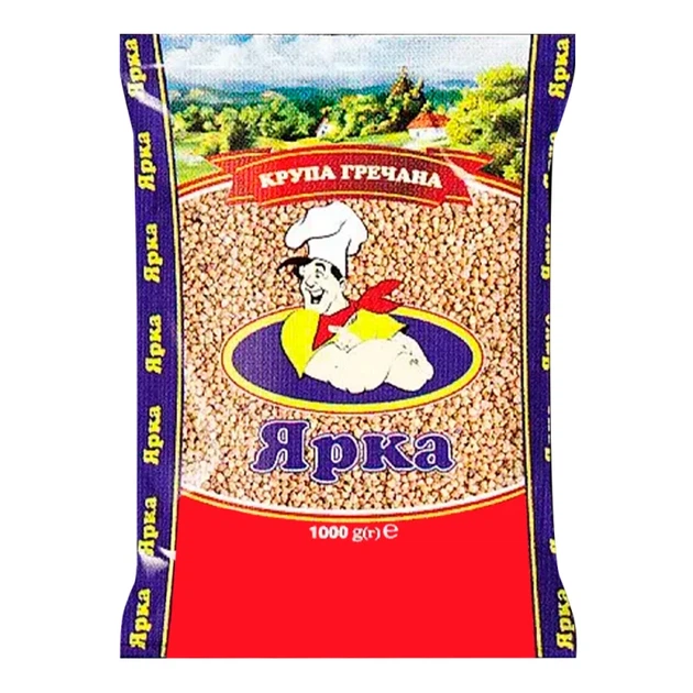 Крупа гречана Ярка 1 кг - Фото 1 Крупа гречана Ярка 1 кг - зображення 1