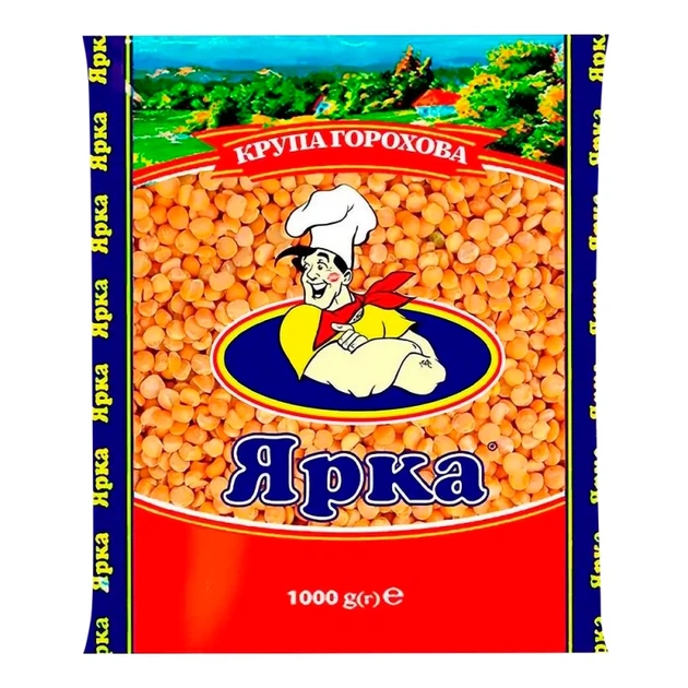 Крупа горохова Ярка колота шліфована 1 кг - Фото 1 Крупа горохова Ярка колота шліфована 1 кг - изображение 1