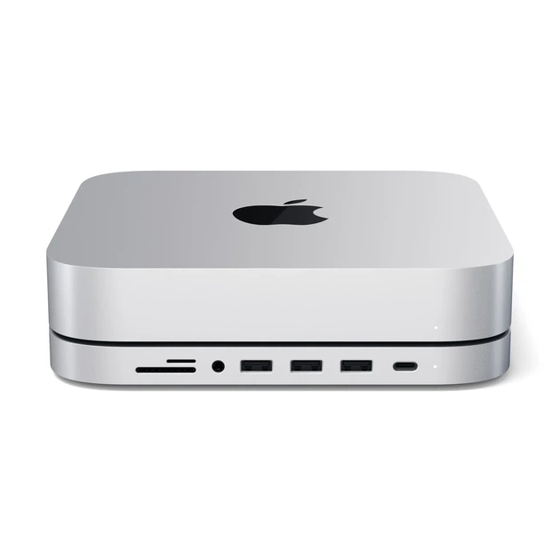 Алюмінієва підставка, Док-станція для Mac mini M2/M1 Satechi Stand&Hub - зображення 3