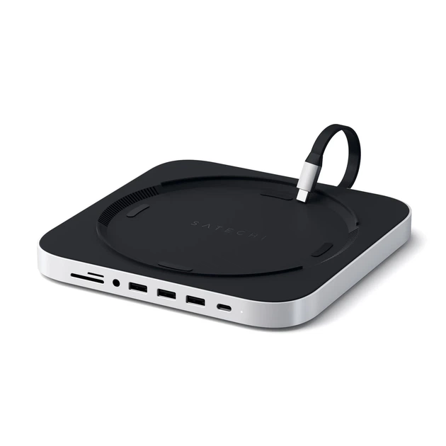 Алюмінієва підставка, Док-станція для Mac mini M2/M1 Satechi Stand&Hub - зображення 4
