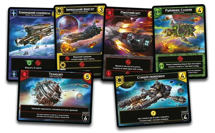 Настільна гра Зоряні битви (Star Realms) - Фото 3 Настільна гра Зоряні битви (Star Realms) - зображення 3
