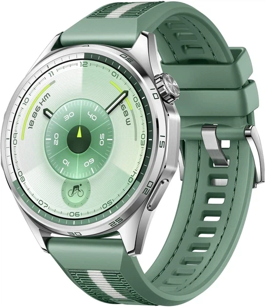 Смарт-годинник HUAWEI Watch GT 6 46 mm Зелений (55020FWD, 55020FTV, Atum-B19W) - Фото 1 Смарт-годинник HUAWEI Watch GT 6 46 mm Зелений (55020FWD, 55020FTV, Atum-B19W) - изображение 1