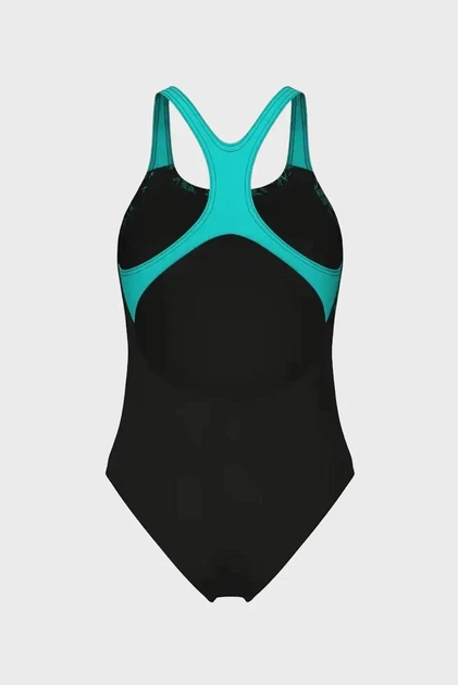 Купальник закритий Arena KIKKO SWIMSUIT SWIM PRO BACK Чорний, Бірюзовий 40 (010807-580 40) - Фото 6 Купальник закритий Arena KIKKO SWIMSUIT SWIM PRO BACK Чорний, Бірюзовий 40 (010807-580 40) - зображення 6
