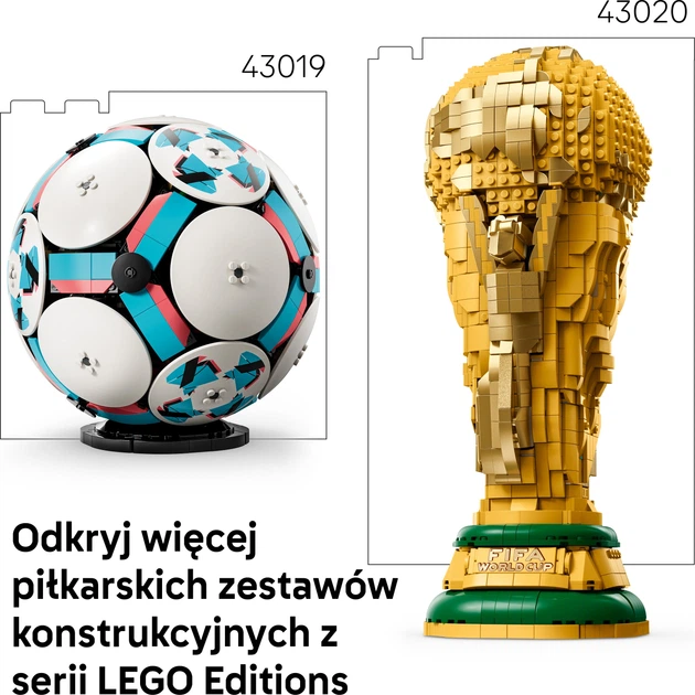 Конструктор LEGO Editions Football Футбольний м'яч 1498 деталей (43019) - зображення 8