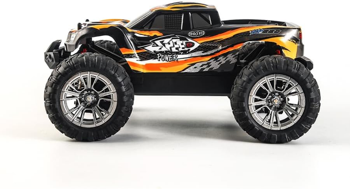 Радиоуправляемая машинка HOSHI N416 1:16 4WD на пульте управления до 40 км/ч, RC внедорожник, джип, вездеход, 2 аккумулятора - изображение 6