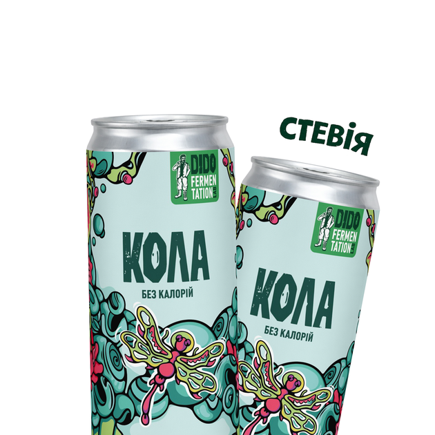 Упаковка безалкогольного напою Крафтова Кола DIDO Без калорій, 330 мл × 20 шт. - Фото 2 Упаковка безалкогольного напою Крафтова Кола DIDO Без калорій, 330 мл × 20 шт. - зображення 2