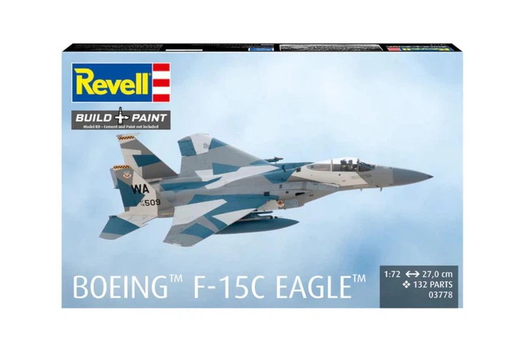 Збірна модель 1:72 літак Boeing F-15C Eagle Revell 03778 - изображение 8