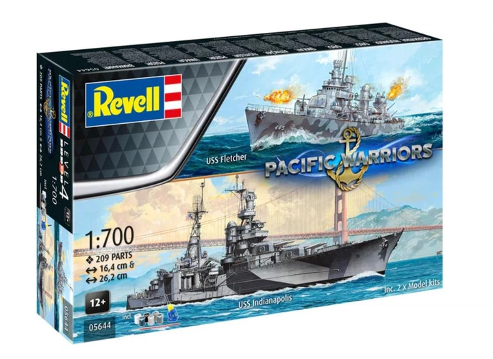 Набір моделей 1:700 кораблів «Воїни Тихого океану» Revell 05644 - изображение 5
