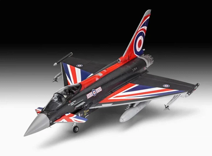 Збірна модель 1:48 літак винищувач Eurofighter Typhoon „Black Jack“ Revell 03820 - изображение 5