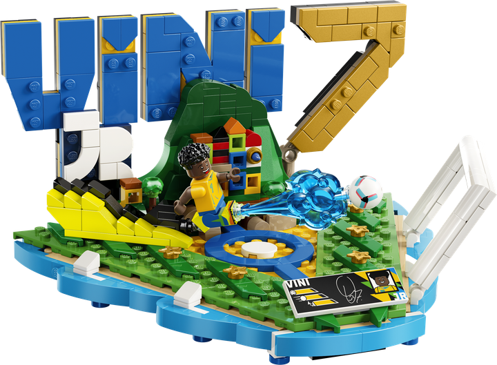 Конструктор LEGO Editions Football Вінісіус Жуніор — найкращі моменти футбольних матчів 510 деталей (43027) - Фото 2 Конструктор LEGO Editions Football Вінісіус Жуніор — найкращі моменти футбольних матчів 510 деталей (43027) - зображення 2