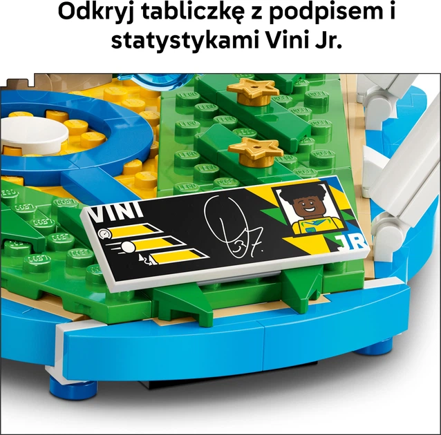Конструктор LEGO Editions Football Вінісіус Жуніор — найкращі моменти футбольних матчів 510 деталей (43027) - Фото 5 Конструктор LEGO Editions Football Вінісіус Жуніор — найкращі моменти футбольних матчів 510 деталей (43027) - зображення 5