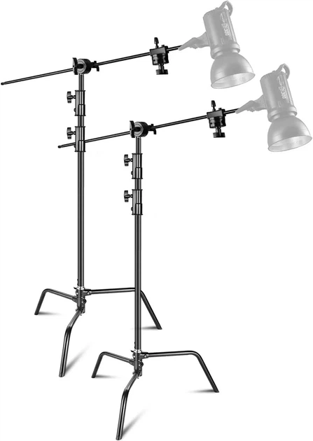 Штатив для студійного світла Neewer 2-Pack Studio Light Stands Black Б/В - Фото 1 Штатив для студійного світла Neewer 2-Pack Studio Light Stands Black Б/В - зображення 1