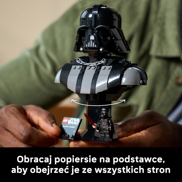 Zestaw klocków LEGO Star Wars Popiersie Dartha Vadera 349 elementów (75439) - obraz 7