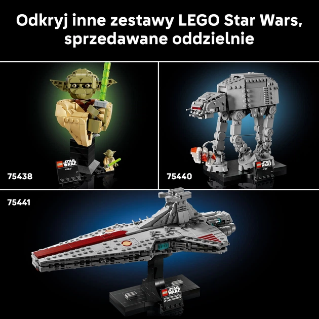Zestaw klocków LEGO Star Wars Popiersie Dartha Vadera 349 elementów (75439) - obraz 8