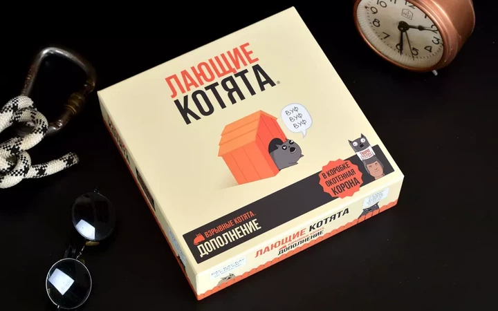 Настільна гра Взрывные котята Лающие котята / Доповнення Вибухові кошенята Гавкаючі кошенята (Barking Kittens) - изображение 5
