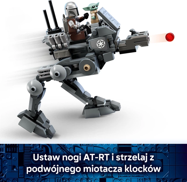 Zestaw klocków LEGO Star Wars Atak AT-RT 297 elementów (75444) - obraz 4