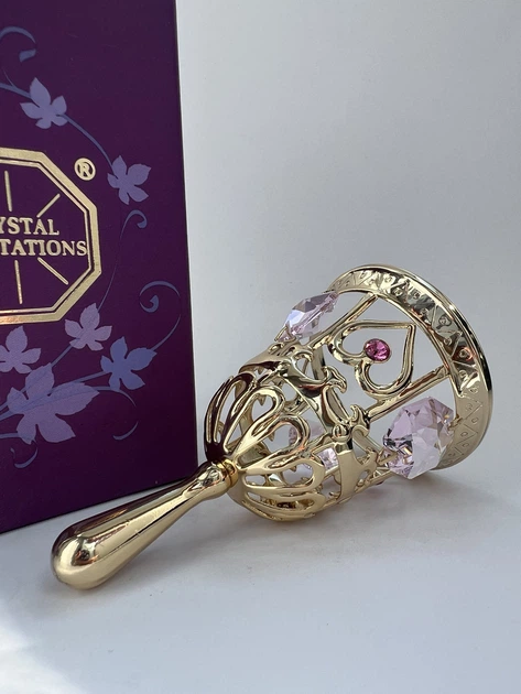 Фигурка со стразами Swarovski Колокольчик 7 см 1602451 - изображение 3