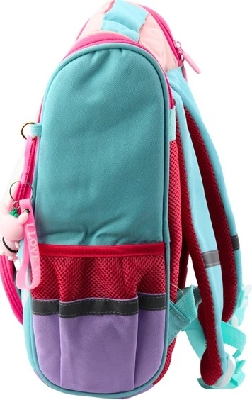 Plecak szkolny Lean Toys Kot z saszetką i zawieszką 39 x 27 x 20 cm 21 l (5905991043652) - obraz 3